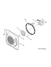 08 - Convection Fan parts for Ge Range PB975SM2SS from AppliancePartsPros.com
