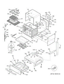 03 - Body Parts parts for Ge Range JS968KF3CC from AppliancePartsPros.com