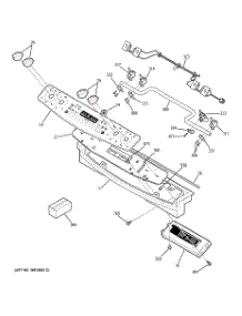 02 - Control Panel parts for Ge Range PGS975SEM1SS from AppliancePartsPros.com