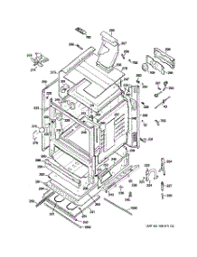 03 - Body Parts parts for Ge Range PGB908DEM1CC from AppliancePartsPros.com