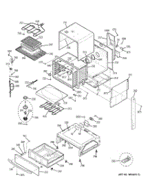 03 - Body Parts parts for Ge Range JS968TF4WW from AppliancePartsPros.com