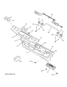 02 - Control Panel parts for Ge Range PGS908WEM1WW from AppliancePartsPros.com