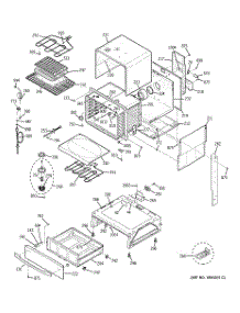 03 - Body Parts parts for Ge Range JS968TF6WW from AppliancePartsPros.com