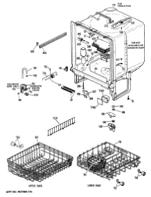 05 - Door Lock parts for Ge Range JD968KK1CC from AppliancePartsPros.com