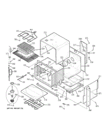 03 - Body Parts parts for Ge Range JD968KF6CC from AppliancePartsPros.com