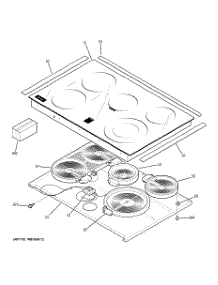 02 - Cooktop parts for Ge Range JD968BK2BB from AppliancePartsPros.com