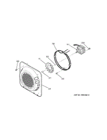 06 - Convection Fan parts for Ge Range JD968KF1CC from AppliancePartsPros.com