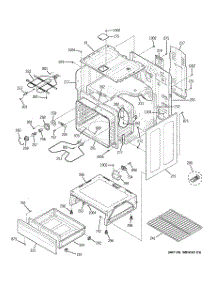 03 - Body Parts parts for Ge Range JBP23DN1CC from AppliancePartsPros.com