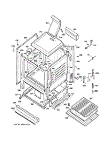 03 - Body Parts parts for Ge Range JGBS17DEM2BB from AppliancePartsPros.com