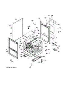 02 - Body Parts parts for Ge Range JAS02SN1SS from AppliancePartsPros.com