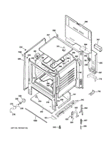 02 - Body Parts parts for Ge Range JBS15M1BB from AppliancePartsPros.com