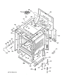 02 - Body Parts parts for Ge Range JBP61DM2WW from AppliancePartsPros.com