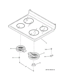 02 - Cooktop parts for Ge Range JBS55MM2BS from AppliancePartsPros.com