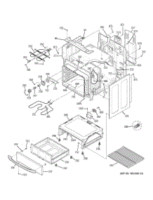 03 - Body Parts parts for Ge Range JBS55MM2BS from AppliancePartsPros.com