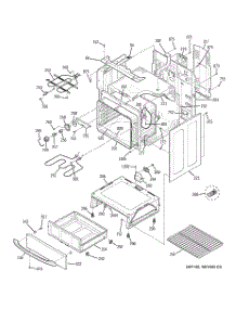 03 - Body Parts parts for Ge Range JBS55SM2SS from AppliancePartsPros.com