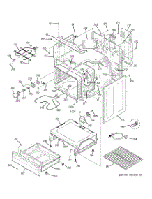 03 - Body Parts parts for Ge Range JCBP65DM2WW from AppliancePartsPros.com