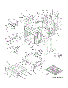 03 - Body Parts parts for Ge Range JBP80DM2CC from AppliancePartsPros.com