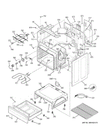 03 - Body Parts parts for Ge Range JCBP71CM2WW from AppliancePartsPros.com