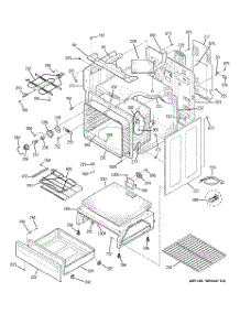 03 - Body Parts parts for Ge Range JCBP77DM2WW from AppliancePartsPros.com