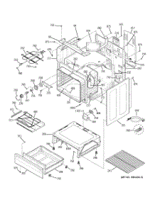 03 - Body Parts parts for Ge Range ECBP82DM2WW from AppliancePartsPros.com