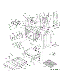 03 - Body Parts parts for Ge Range JCB800SK5SS from AppliancePartsPros.com