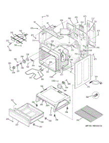 03 - Body Parts parts for Ge Range JCBP62DM2WW from AppliancePartsPros.com