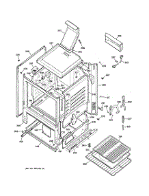 03 - Body Parts parts for Ge Range JGBS23BEL3BB from AppliancePartsPros.com
