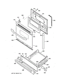 04 - Door & Drawer Parts parts for Ge Range JGBS22BEH7CT from AppliancePartsPros.com