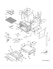 02 - Body Parts parts for Ge Range JSP39SK4SS from AppliancePartsPros.com