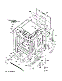 02 - Body Parts parts for Ge Range JBP15DM1CC from AppliancePartsPros.com