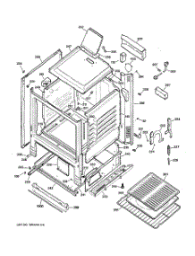 03 - Body Parts parts for Ge Range JGBS04BEM1WH from AppliancePartsPros.com