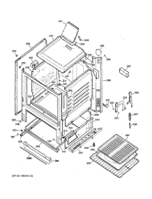 03 - Body Parts parts for Ge Range JGBS06PPM1WH from AppliancePartsPros.com