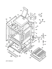 03 - Body Parts parts for Ge Range JGSS05BEM1BB from AppliancePartsPros.com