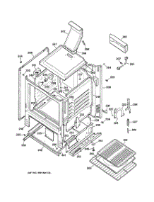 03 - Body Parts parts for Ge Range JGBS23WEV5WW from AppliancePartsPros.com