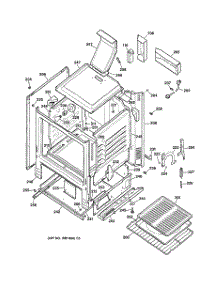 03 - Body Parts parts for Ge Range JGBS23WEV1WW from AppliancePartsPros.com