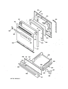 04 - Door & Drawer Parts parts for Ge Range JGBS23WEV1WW from AppliancePartsPros.com