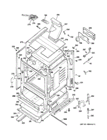 03 - Body Parts parts for Ge Range JGBP86DEM1BB from AppliancePartsPros.com