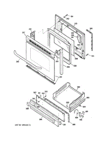 04 - Door & Drawer Parts parts for Ge Range JGBS23DEM1SS from AppliancePartsPros.com
