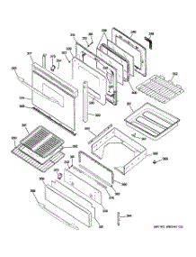 04 - Door & Drawer Parts parts for Ge Range JGB928KEK6CC from AppliancePartsPros.com