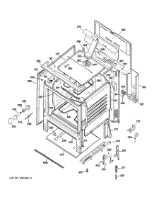 02 - Body Parts parts for Ge Range ECBS68WM1WW from AppliancePartsPros.com