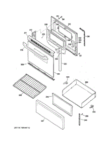 03 - Door & Drawer Parts parts for Ge Range ECBS68WM1WW from AppliancePartsPros.com