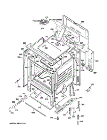 02 - Body Parts parts for Ge Range JBP61DM1WW from AppliancePartsPros.com