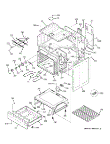 03 - Body Parts parts for Ge Range JBP35DM1CC from AppliancePartsPros.com
