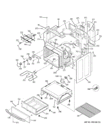 03 - Body Parts parts for Ge Range JB710SM1SS from AppliancePartsPros.com