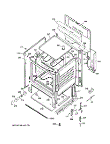 02 - Body Parts parts for Ge Range JBS27DM1WW from AppliancePartsPros.com
