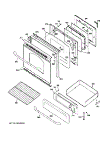 04 - Door & Drawer Parts parts for Ge Range JGBP29SEM1SS from AppliancePartsPros.com