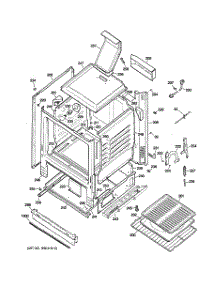 03 - Body Parts parts for Ge Range JGBS23DEM1WW from AppliancePartsPros.com