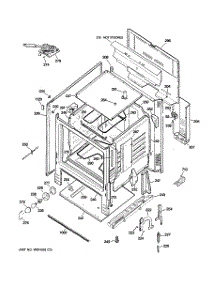 02 - Body Parts parts for Ge Range JBP22BM1CT from AppliancePartsPros.com
