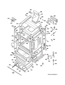 03 - Body Parts parts for Ge Range JGBP85DEM1BB from AppliancePartsPros.com