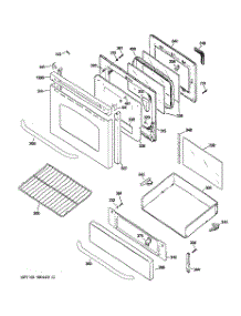 04 - Door & Drawer Parts parts for Ge Range JGBP36SEM1SS from AppliancePartsPros.com